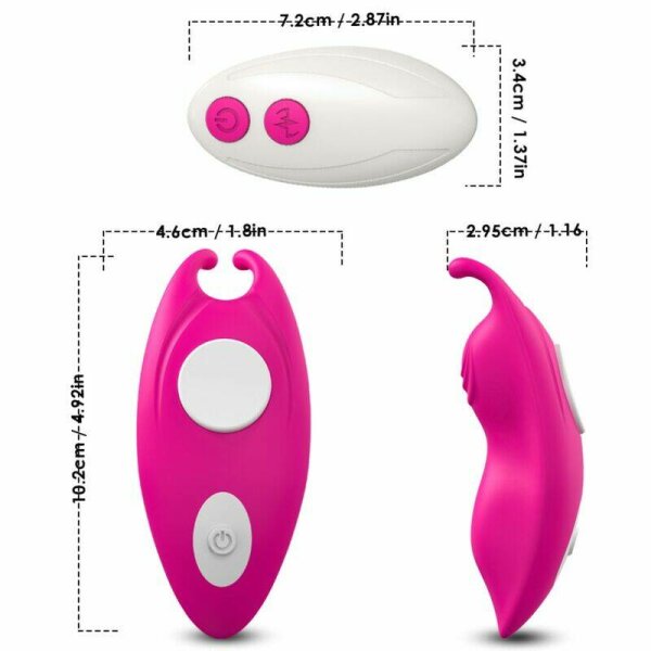 imagen ARMONY - HONEYBEE PANTIES VIBRADOR PUNTO G CONTROL REMOTO FUCSIA