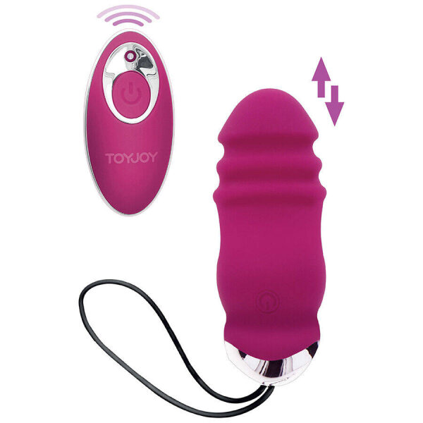 imagen TOYJOY - HAPPINESS SUNN SIDE UP AND DOWN VIBRADOR CONTROL REMOTO FUCSIA