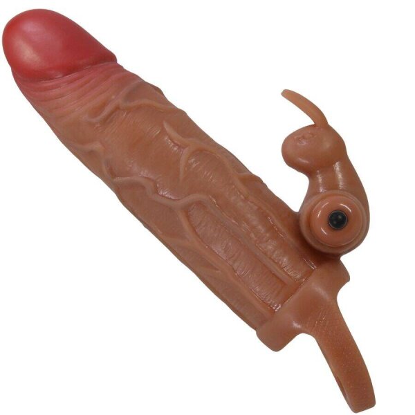 imagen PRETTY LOVE - OSMAR FUNDA PARA PENE + ESTIMULADOR DE CLÍTORIS CON VIBRACIÓN