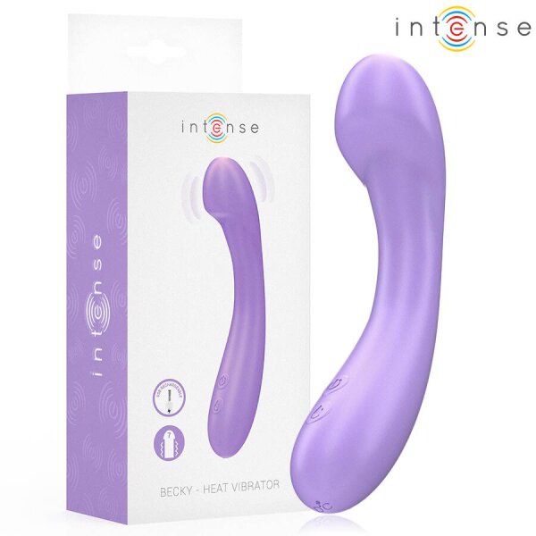 imagen INTENSE - BECKY VIBRADOR 19 CM CALENTABLE 7 VIBRACIONES MORADO