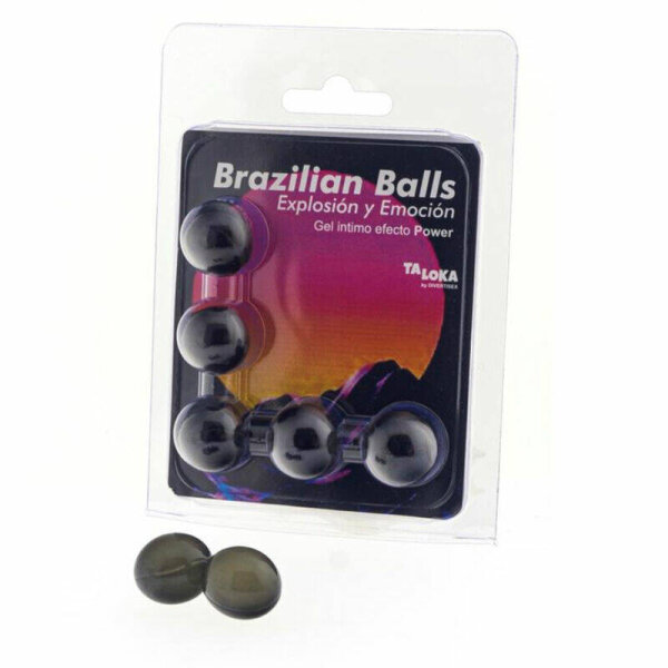 imagen TALOKA - BRAZILIAN BALLS GEL EXCITANTE EFECTO POWER 5 BOLAS