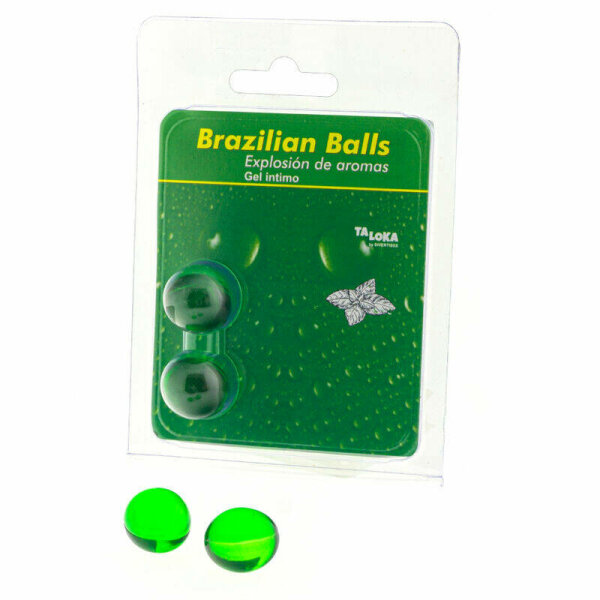 imagen TALOKA - BRAZILIAN BALLS GEL ÍNTIMO MENTA 2 BOLAS