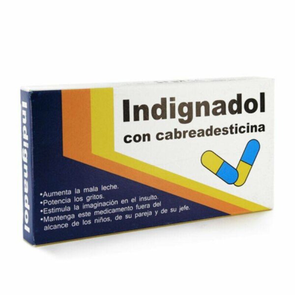 imagen DIABLO GOLOSO - CAJA DE MEDICAMENTOS INDIGNADOL