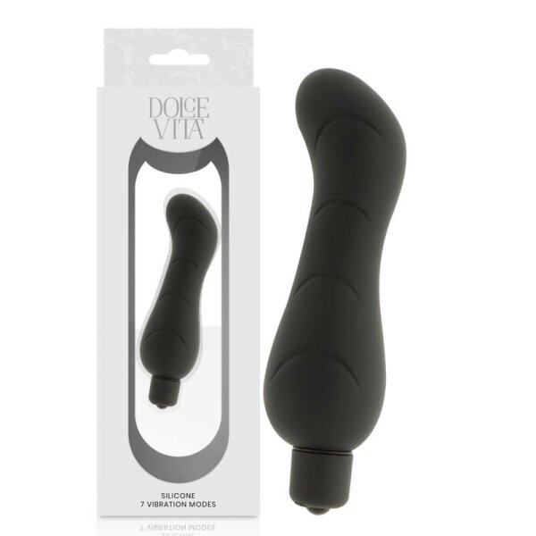 imagen DOLCE VITA - G-SPOT VIBRADOR SILICONA NEGRO