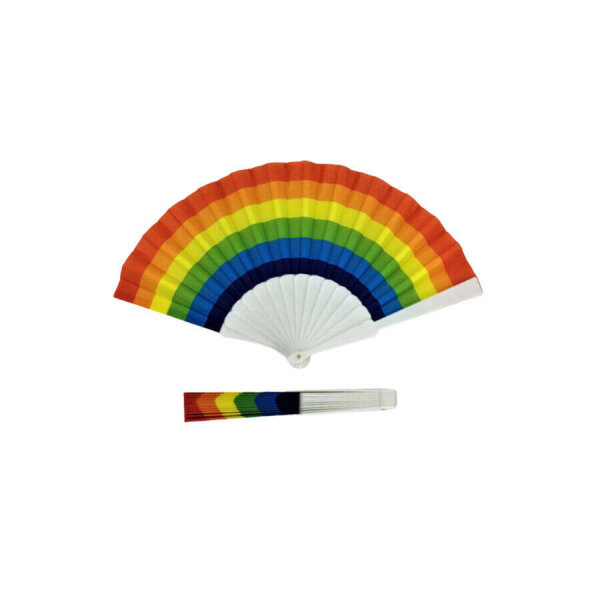 imagen PRIDE - ABANICO MADERA BANDERA ARCOÍRIS