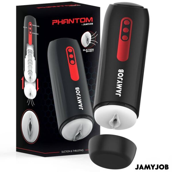 imagen JAMYJOB - PHANTOM MASTURBADOR VAGINA AUTOMTICO 5 MODOS ONDAS ESTIMULADORAS Y EMPUJE