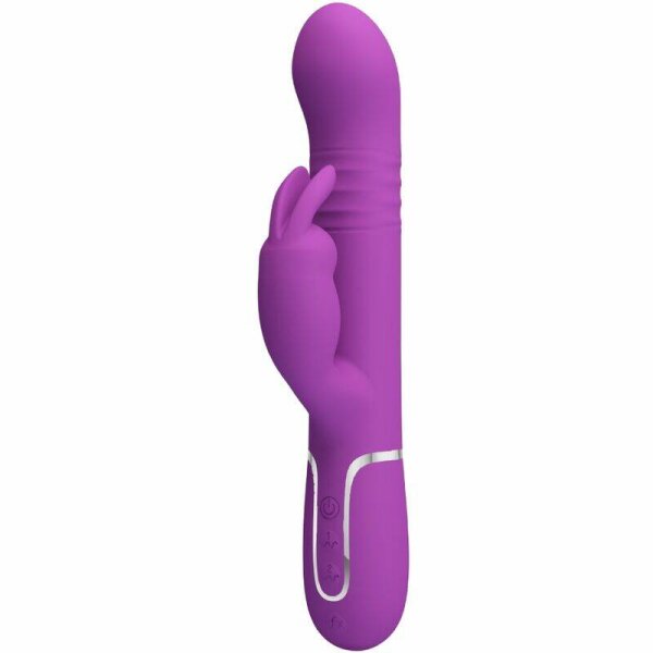 imagen PRETTY LOVE - COALE VIBRADOR RABBIT MULTIFUNCIÓN 4 EN 1 MORADO