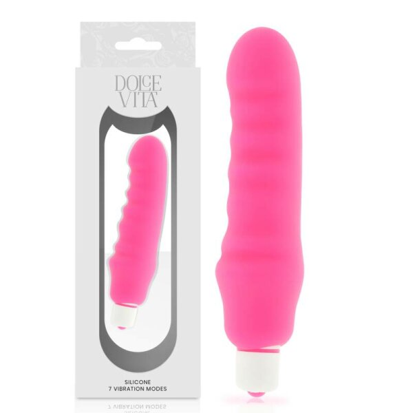 imagen DOLCE VITA - GENIUS VIBRADOR SILICONA ROSA