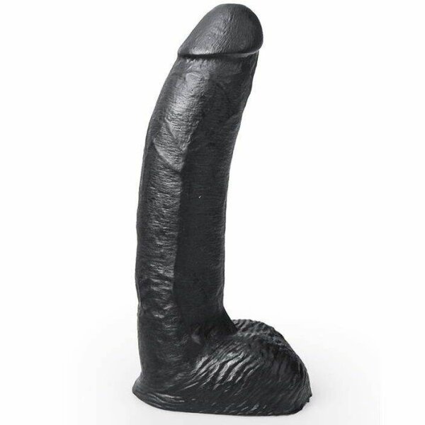 imagen HUNG SYSTEM - DILDO REALISTA COLOR NEGRO GEORGE 22 CM