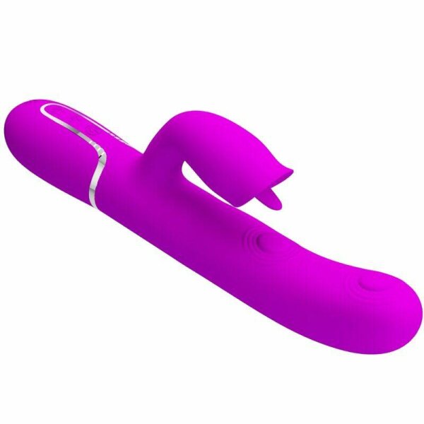 imagen PRETTY LOVE - VIBRADOR RABBIT CON LICKING FUCSIA