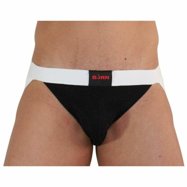 imagen BURN - 004 JOCK BRILLANTE NEGRO / BLANCO L