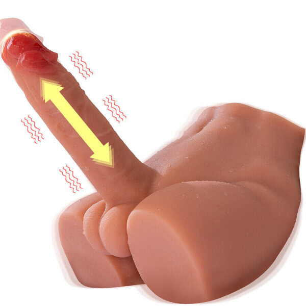 imagen XISE - PEEL DILDO ASS MASTURBADOR DILDO REALÍSTICO POSICIÓN FRONTAL CON THRUSTING 17,5 CM