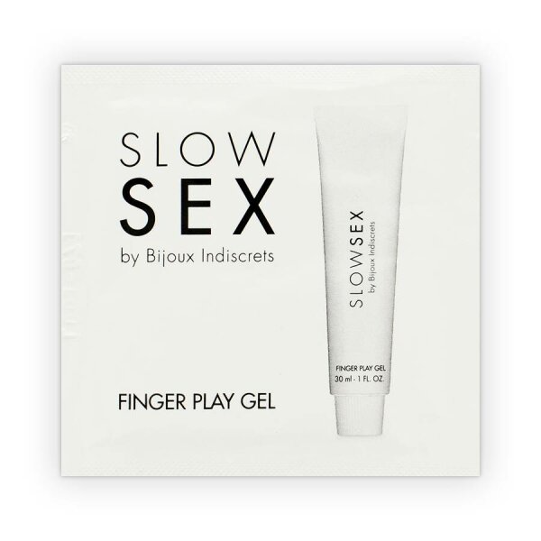 imagen BIJOUX - SLOW SEX GEL DE MASAJE CON DEDOS FINGER PLAY MONODOSIS