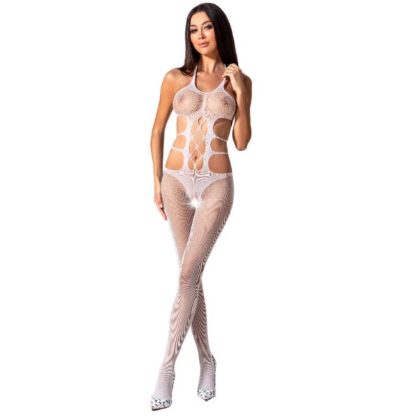 imagen PASSION - WOMAN BS084 BODYSTOCKING BLANCO TALLA UNICA