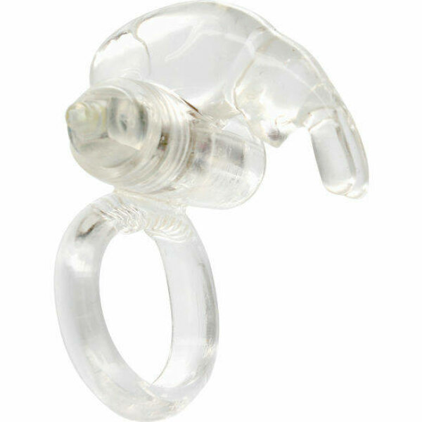 imagen SEVEN CREATIONS - ANILLO VIBRADOR DE SILICONA TRANSPARENTE