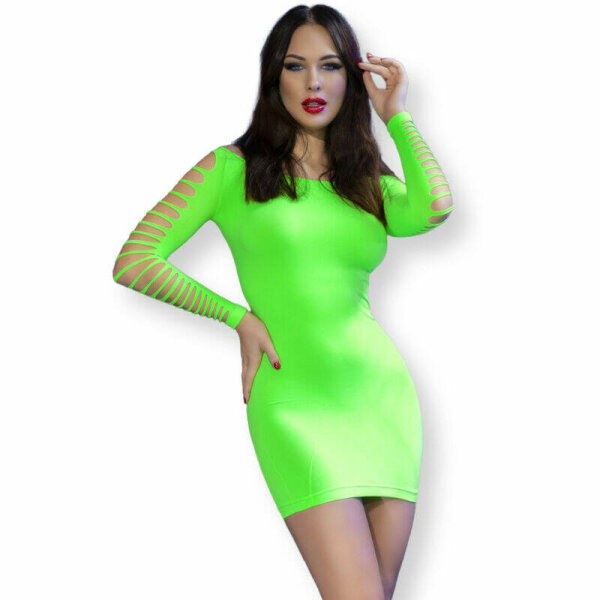 imagen CHILIROSE - CR 4617 VESTIDO VERDE S/M