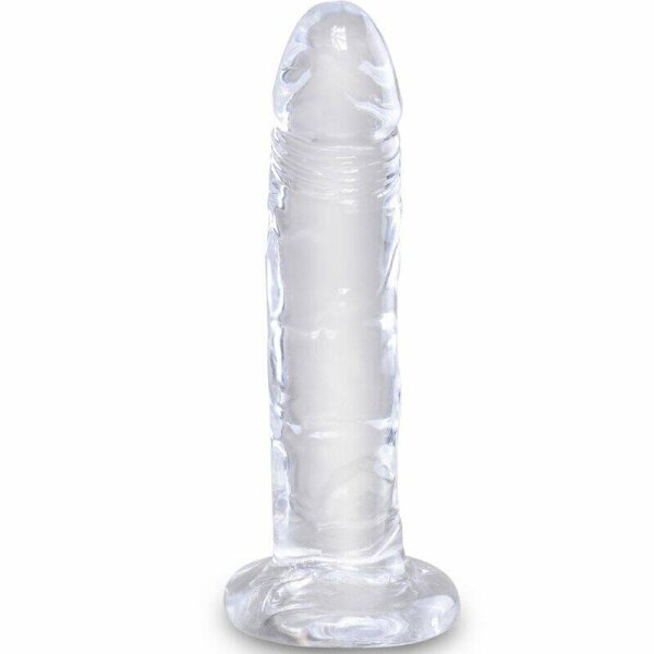 imagen KING COCK - CLEAR PENE REALISTICO 15.5 CM TRANSPARENTE