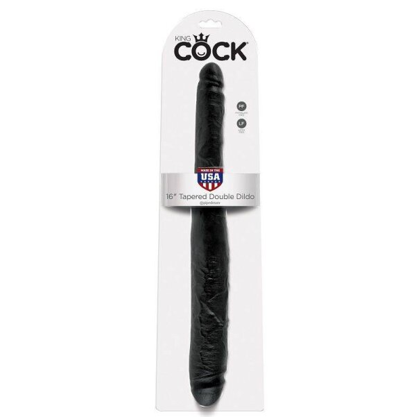 imagen KING COCK DILDO DOBLE NEGRO 40.6 CM