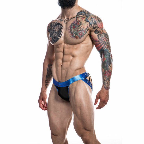 imagen CUT4MEN - JOCKSTRAP DESIRE CUERO AZUL XL