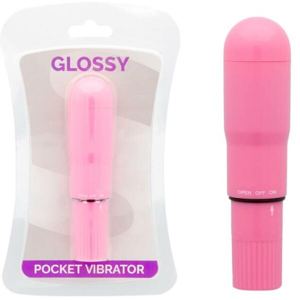 imagen GLOSSY - POCKET VIBRADOR ROSA INTENSO