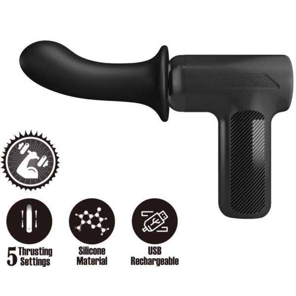 imagen PRETTY LOVE - DJ DOCTOR MASAJEADOR 5 CONFIGURACIONES NEGRO