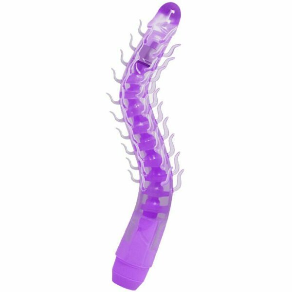 imagen BAILE - FLEXI VIBE SENSUAL SPINE BENDABLE VIBRATING DILDO LILA 23.5 CM