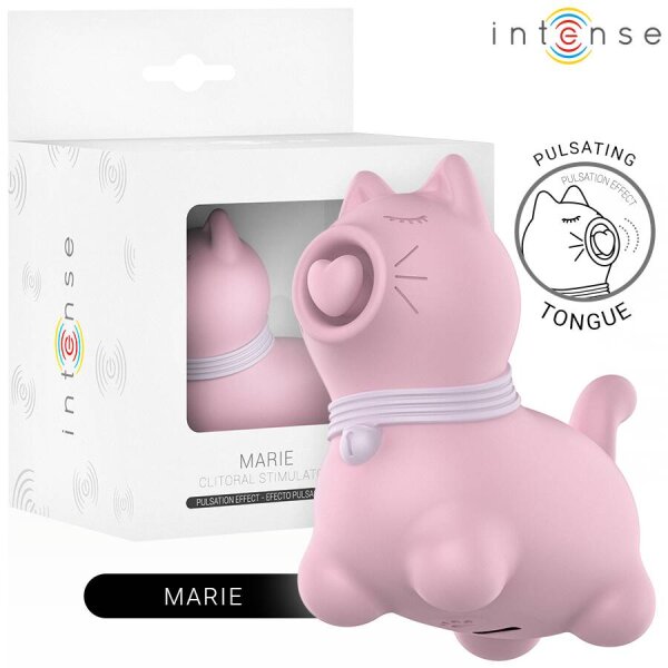 imagen INTENSE - MARIE ESTIMULADOR CON LENGUA EFECTO PULSACIÓN ROSA