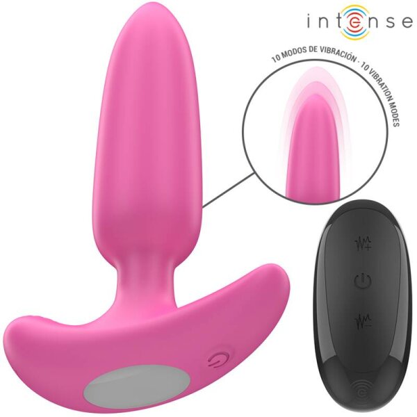 imagen INTENSE - ROSS PLUG ANAL 10 VIBRACIONES ROSA CONTROL REMOTO