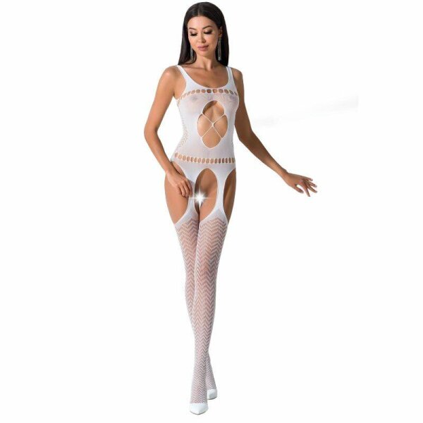 imagen PASSION - WOMAN BS057 BODYSTOCKING BLANCO TALLA UNICA