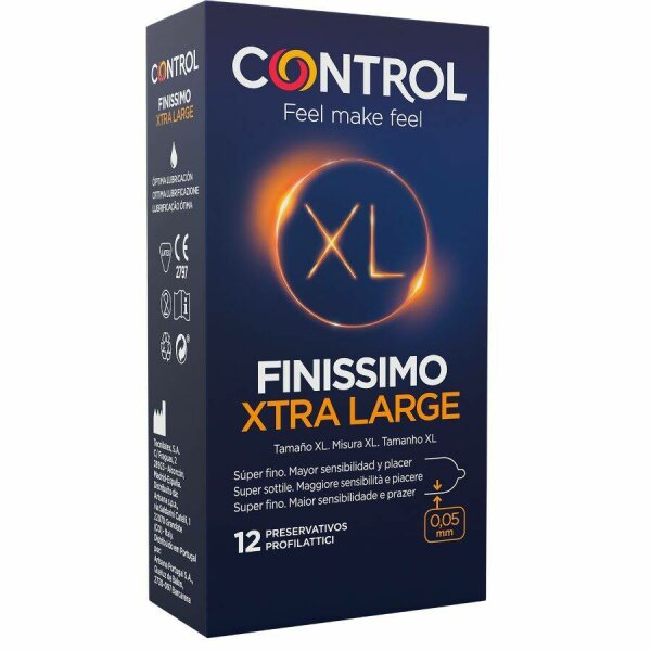 imagen CONTROL - FINISSIMO XL PRESERVATIVOS 12 UNIDADES