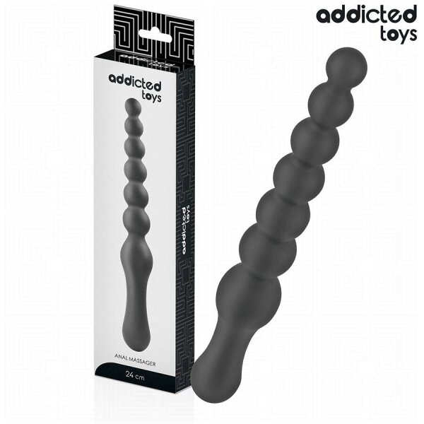 imagen ADDICTED TOYS - MASAJEADOR ANAL DOBLE SILICONA 24 CM