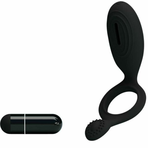 imagen PRETTY LOVE - ETHEL ANILLO VIBRADOR CON ESTIMULADOR