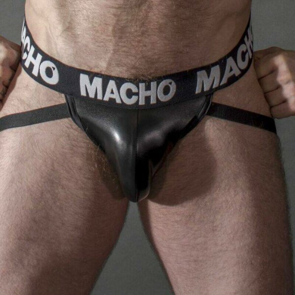 imagen MACHO - MX25NC JOCK CUERO NEGRO XL