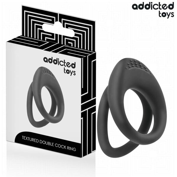 imagen ADDICTED TOYS - ANILLO TEXTURIZADO DOBLE PARA EL PENE