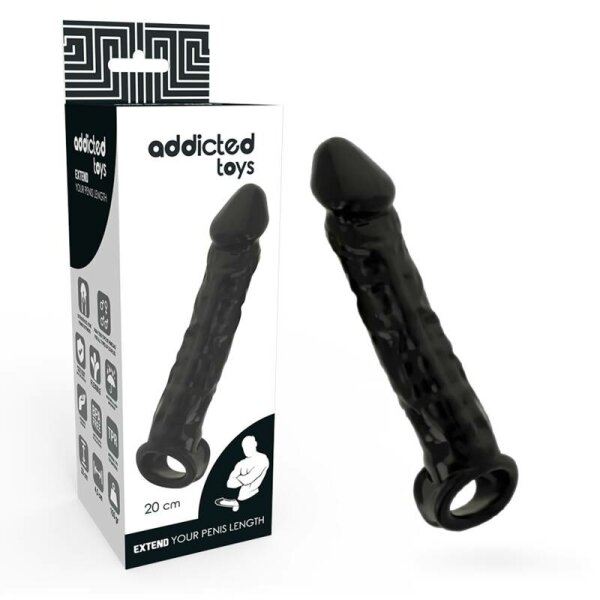 imagen ADDICTED TOYS - EXTENSOR PARA EL PENE NEGRO