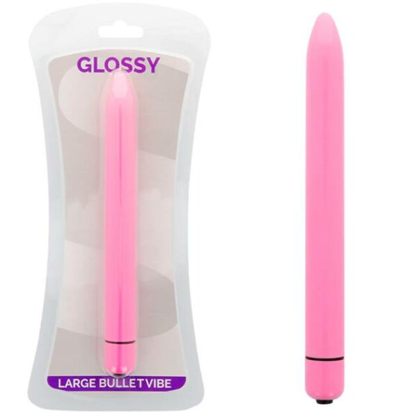 imagen GLOSSY - SLIM VIBRADOR ROSA INTENSO