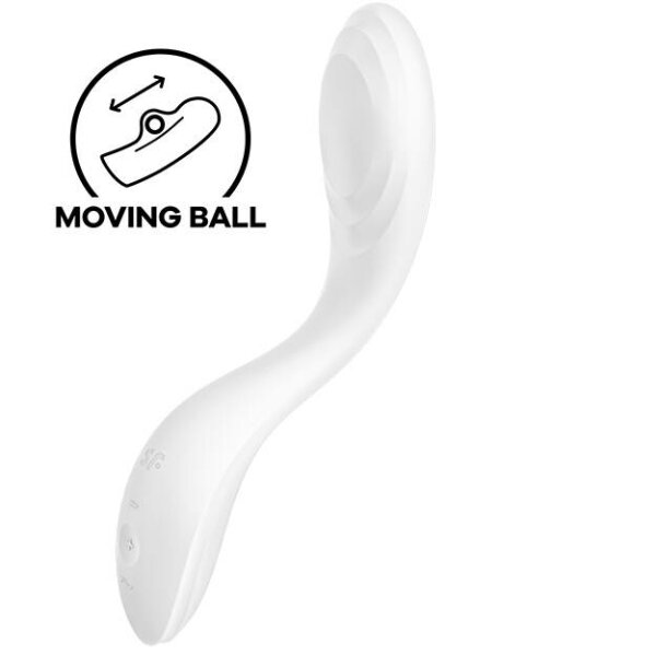 imagen SATISFYER - RRROLLING PLEASURE VIBRADOR PUNTO G BLANCO