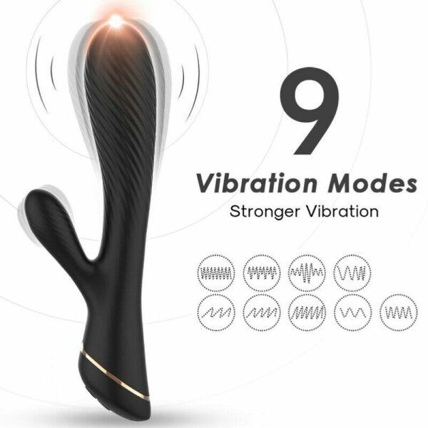 imagen ARMONY - VIBRADOR RABBIT SILICONA NEGRO