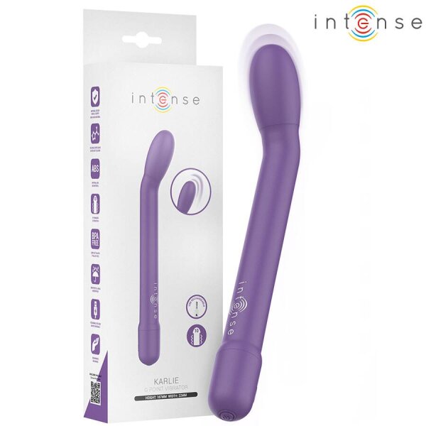 imagen INTENSE - KARLIE ESTIMULADOR PUNTO-G RECARGABLE MORADO
