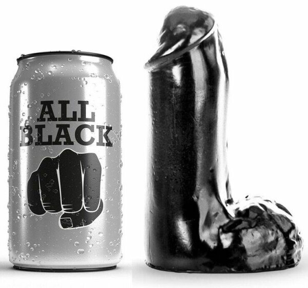 imagen ALL BLACK - DILDO REALISTICO 13 CM