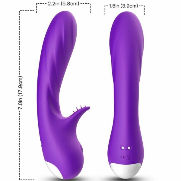 imagen ARMONY - ROMANCE VIBRADOR CON ESTIMULADOR VIOLETA