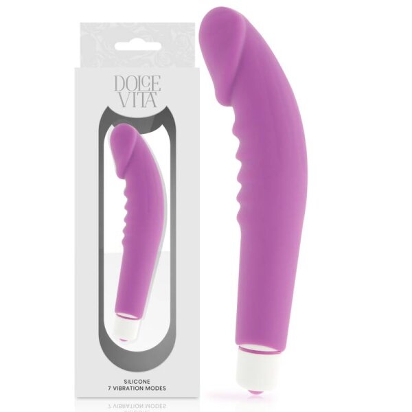imagen DOLCE VITA - REALISTIC  PLEASURE VIBRADOR SILICONA LILA