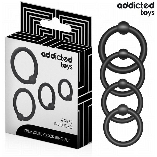 imagen ADDICTED TOYS - SET ANILLOS SILICONA DE PRESIÓN
