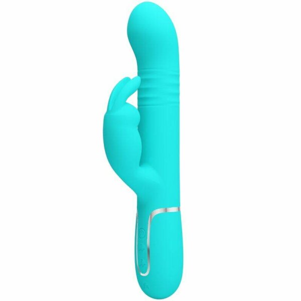 imagen PRETTY LOVE - VIBRADOR COALE RABBIT PERLAS VERDE AGUA