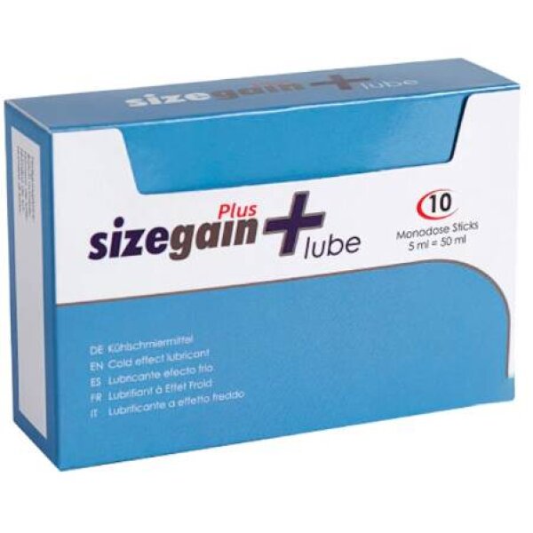 imagen 500 COSMETICS - SIZEGAIN PLUS LUBE LUBRICANTE EFECTO FRIO