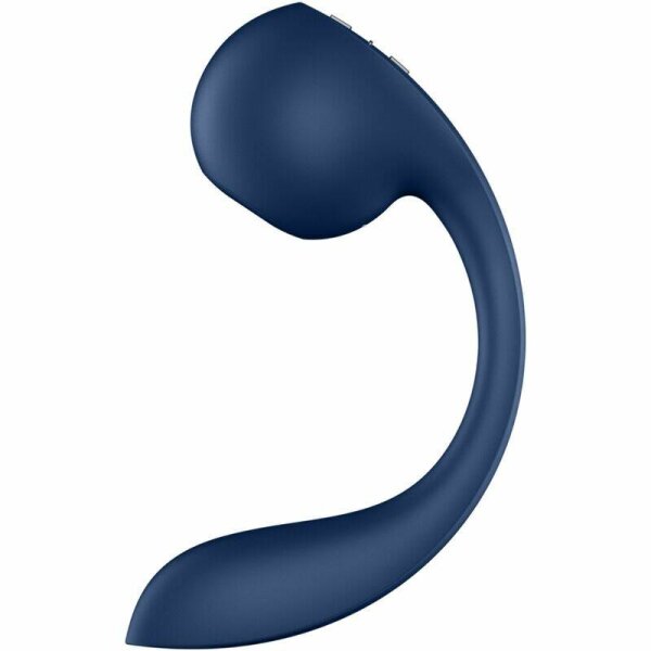 imagen SATISFYER - PRO+ WAVE 4 ESTIMULADOR PUNTO G & AIR PULSE APLICACIÓN GRATUITA AZUL OSCURO