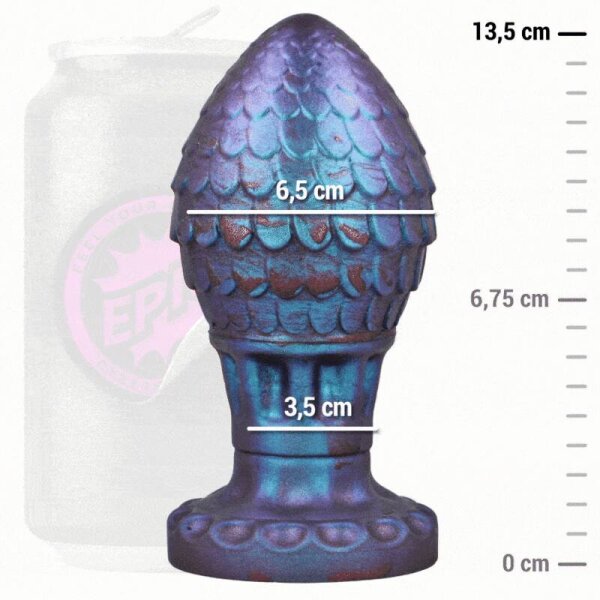 imagen EPIC - VRAKOS PLUG ANAL HUEVO DRAGON TALLA L