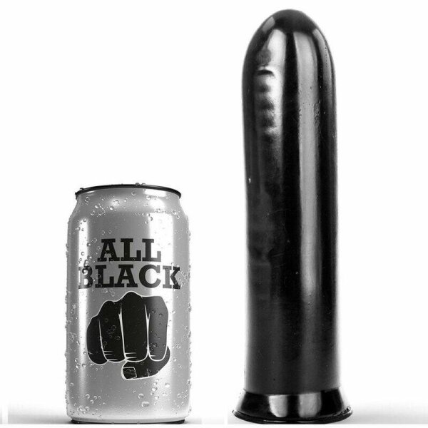 imagen ALL BLACK - DILDO NEGRO 19 CM