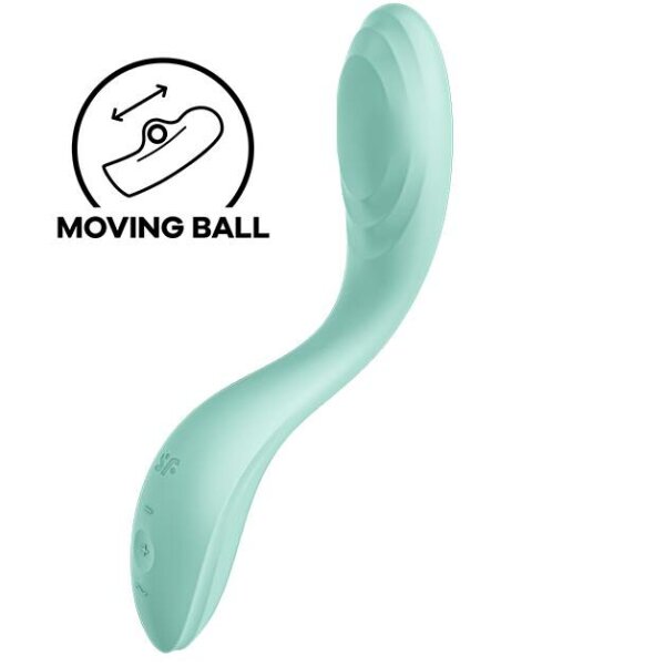 imagen SATISFYER - RRROLLING PLEASURE VIBRADOR PUNTO G VERDE