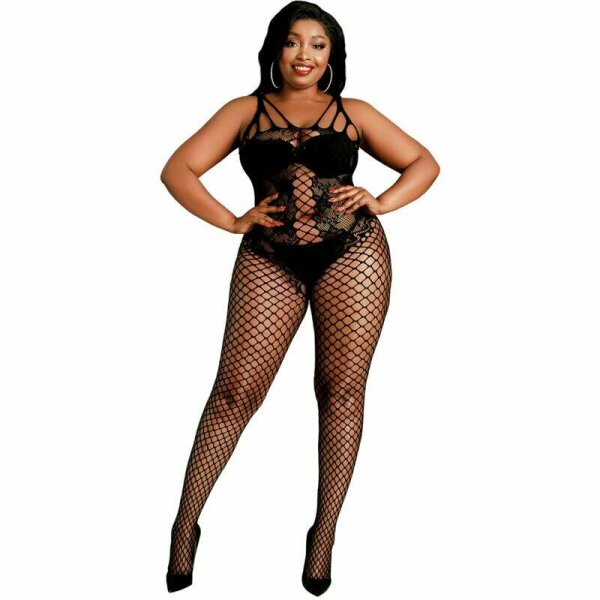 imagen MOONLIGHT - MODELO 4 BODYSTOCKING NEGRO TALLA UNICA / PLUS SIZE